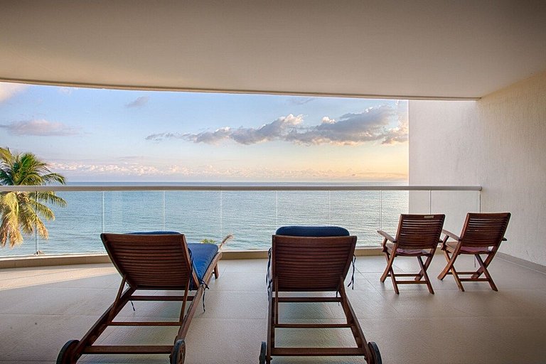 Condo Frente al Mar, Terraza Envolvente y Vistas