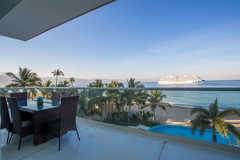 Condominio frente al mar con alberca infinity y vista