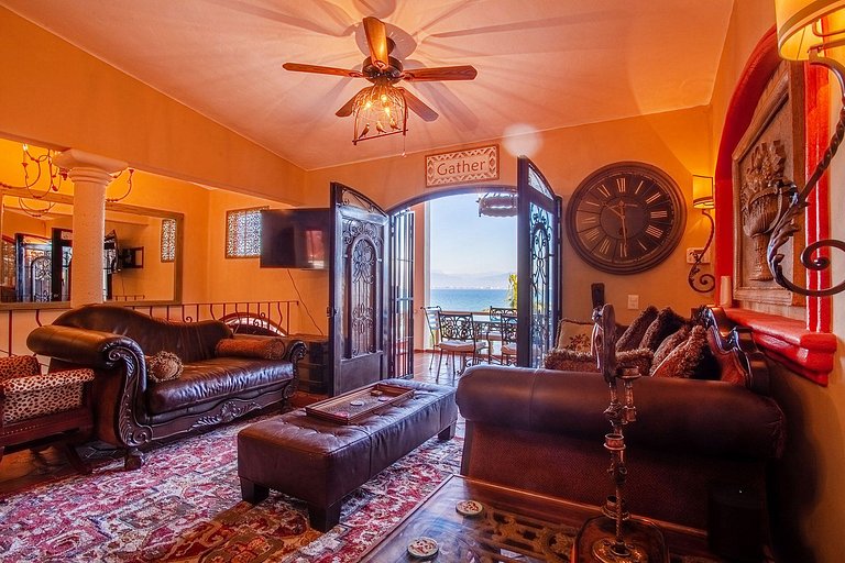 Oceanfront Escape with Private Beach, Pool & Views