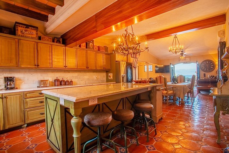 Oceanfront Escape with Private Beach, Pool & Views