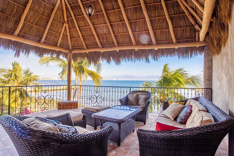 Oceanfront Escape with Private Beach, Pool & Views