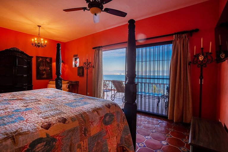 Oceanfront Escape with Private Beach, Pool & Views