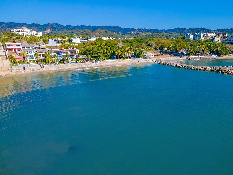 Oceanfront Escape with Private Beach, Pool & Views