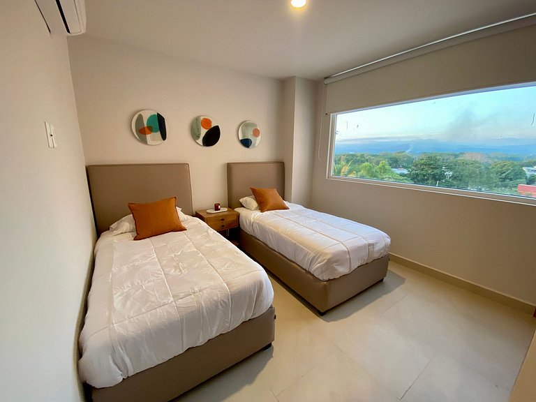 NEW Green District with Pool, 10min Walk to Beach!