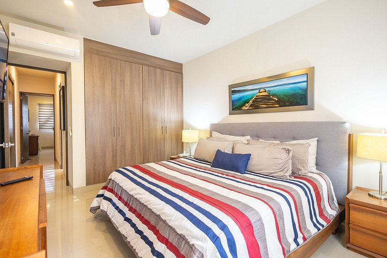 Apartamento Moderno con Alberca, Gimnasio