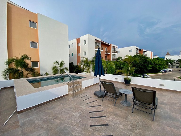 Apartamento Moderno con Alberca, Gimnasio