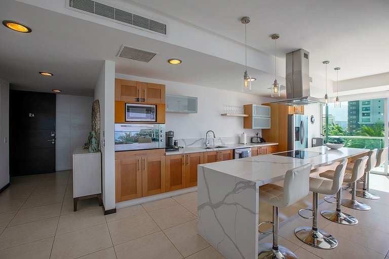 Condominio frente al mar con alberca infinity y vista