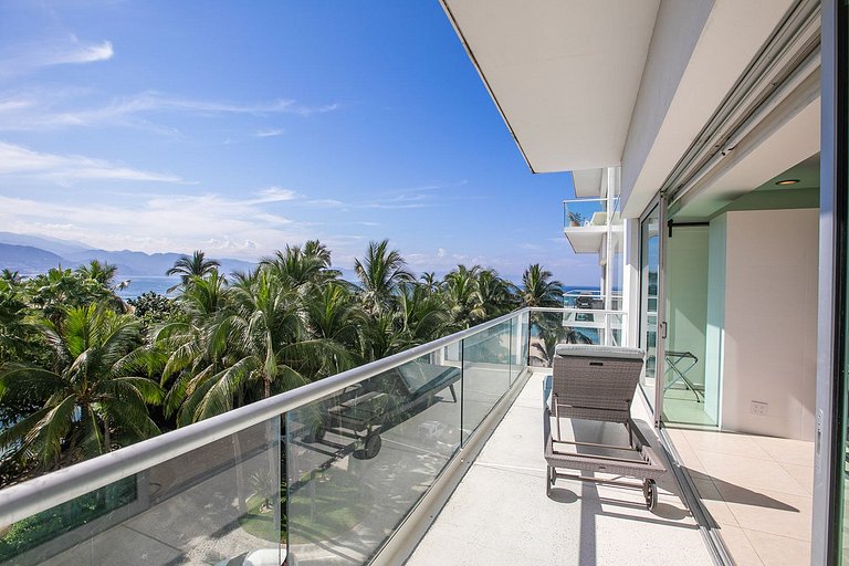 Terraza con Vista al Mar, Alberca Infinita y Playa