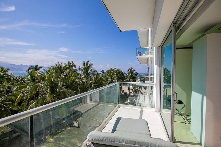 Terraza con Vista al Mar, Alberca Infinita y Playa