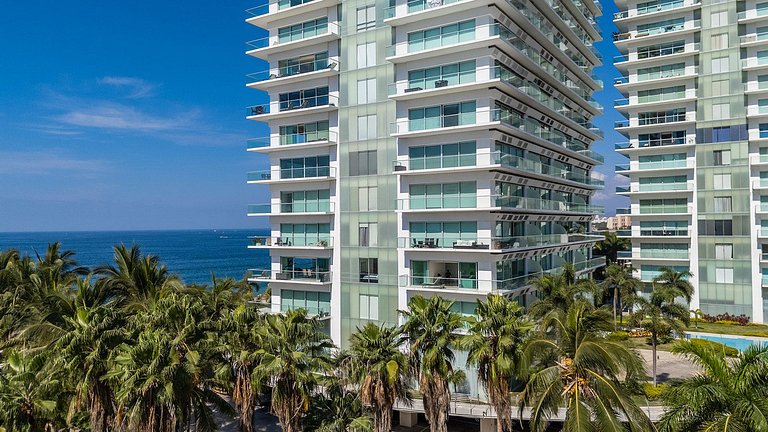Condominio frente al mar con alberca infinity y vista
