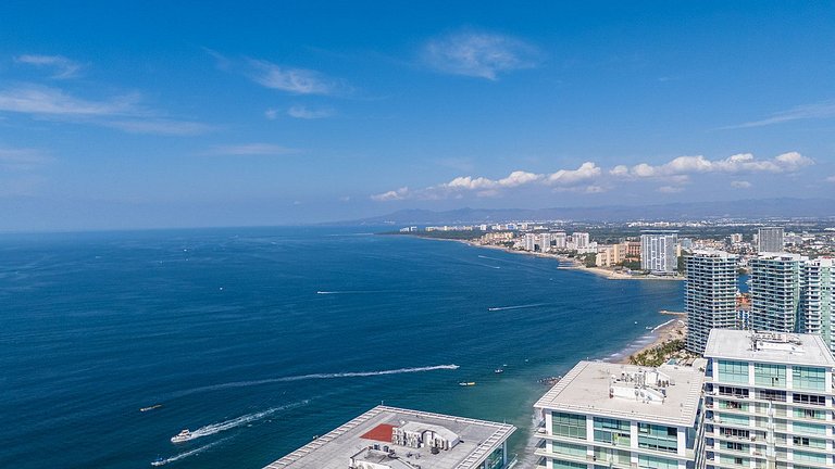 Terraza con Vista al Mar, Alberca Infinita y Playa