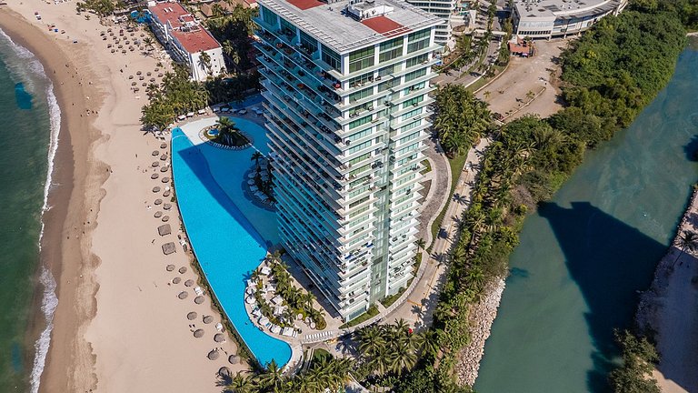 Condominio frente al mar con alberca infinity y vista