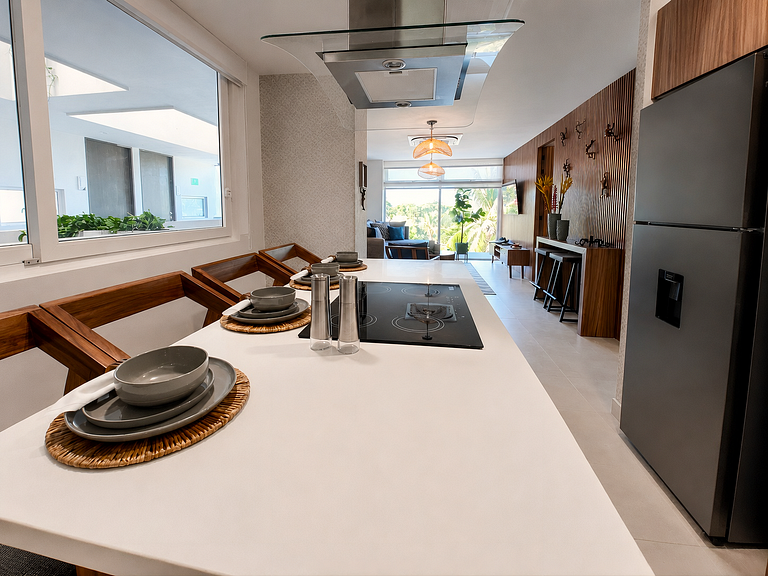 Condo en Nuevo Vallarta · Alberca, Patio y Playas
